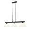 Z-Lite Cobalt Billiard, 3-Light, 14 In.W x 46 In.L x 8 In.H, Matte Black/White 152MB-PWH - alternate 6